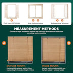 Bamboo Blinds for Interior Windows, Custom Roller Shades for Indoor Window and - Image 7