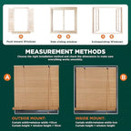 Bamboo Blinds for Interior Windows, Custom Roller Shades for Indoor Window and - Image 7