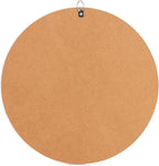 Eorbow Boho Wall Mounted Mirror, 12 Inch Round Wooden Bead Hanging Mirrors - Image 3