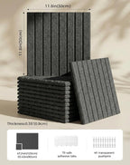 Aothia 12-Pack Felt Bulletin Board Tiles 48"x36", Modular Pin Board - Image 2