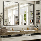 Easly 30 x 48 Inch Bathroom Mirror, Rounded Rectangular Vanity Mirror - Image 6