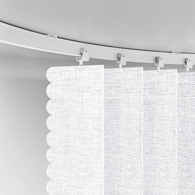 Room Divider Curtain Sets with Flexible Ceiling Track, Privacy Soundproof - Image 3