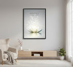 Floating Framed Zen Wall Art, Just Breathe Picture Poster - Image 5