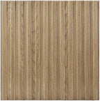 Art3d Slat Wall Panel, 3D Fluted Textured Panel 12-Tile 19.7 x 19.7in. - Image 2