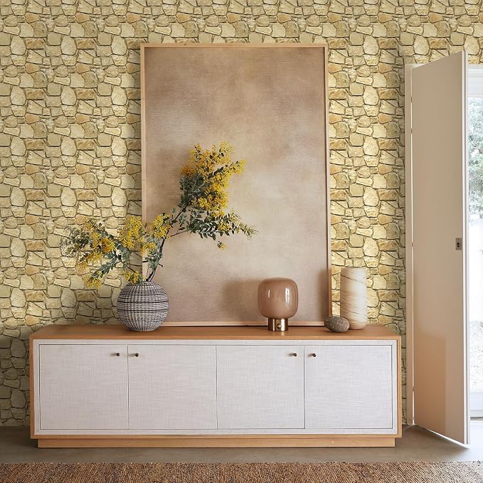 COMSTICKC 3D Faux Stone Wall Panel Peel and Stick Wall Covering, Ultra-Light - Image 7