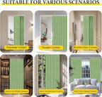 AJAZZ 100% Blackout Magnetic Door Curtain Accordion Doors Interior Folding - Image 5