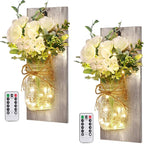 Wall Decor Mason Jar Sconces by HOMECOR