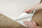 York Wallcoverings Natural Sisal White Peel and Stick Grasscloth Wallpaper - Image 5