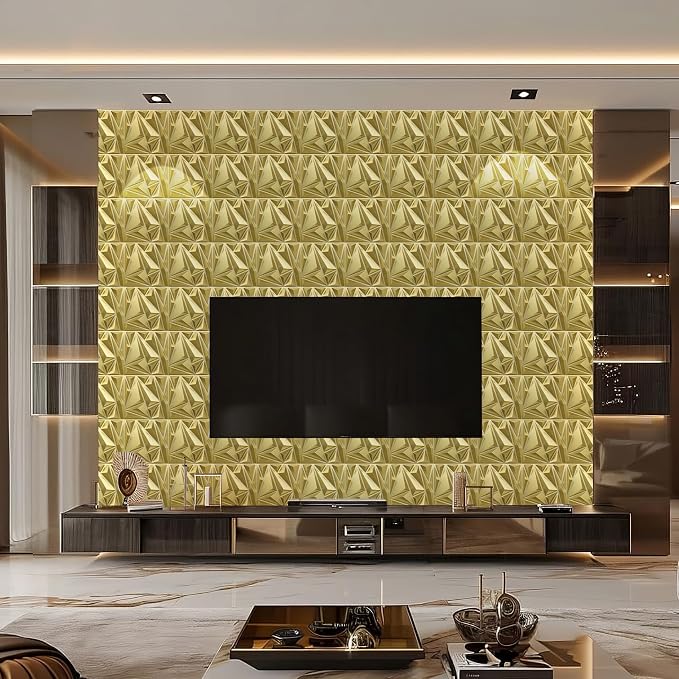 STICKGOO 3D Wall Panels for Interior Wall Decor, Lightning Diamond Textured - Image 8