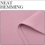 NICETOWN Window Curtains Blackout Drapes, Rouge Pink, 1 Pair, 52 by 72-Inch - Image 6