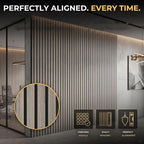 From Plain to Beautiful in Hours WPC Exterior Wall Slat Panels Waterproof - Image 4