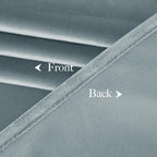 NICETOWN Stone Blue Velvet Curtains & Drapes 108 inches Long - Image 8