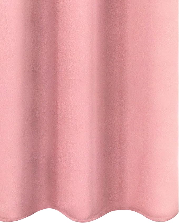 LEMOMO Pink Thermal Blackout Curtains/38 x 63 Inch/Set of 2 Panels Room - Image 8