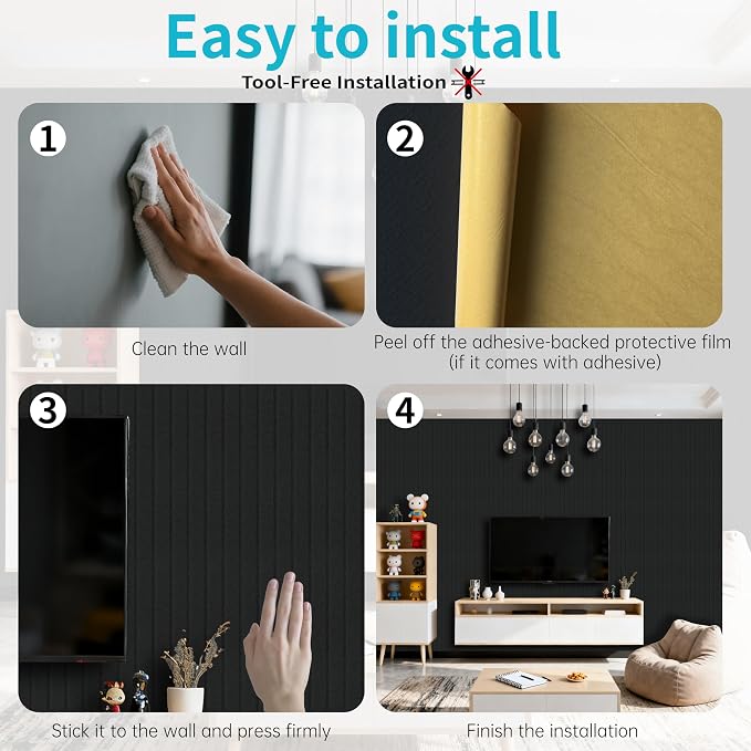 EVERECO 12 Pack Large Acoustic Panels, 47.2×23.6×0.4 inches, Soundproof Panels - Image 8