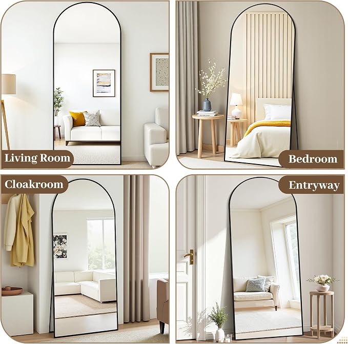 Suidia 72"x44" Arched Full Length Mirror - Image 7