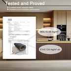 94.5 x 23.6 in Acoustic Wood Wall Panels, 3D Flexible Soundproof Absorbing - Image 4