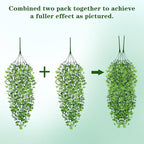 Waipfaru Artificial Hanging Four-leaf clover, Faux Ivy Pothos Vines Greenery - Image 7