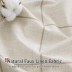 Lajode Linen Blackout Curtains 63 Inches Long - Image 5