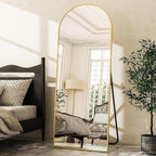 Arched Full Length Mirror, Full Length Wall Mirror Hanging or Leaning - Image 4