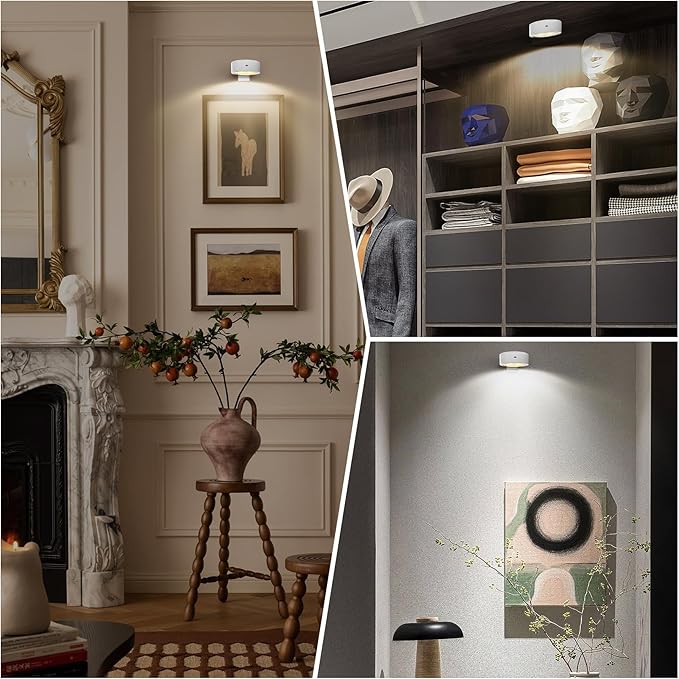 3-Pack Battery Operated Picture Lights Magnetic Painting Light - Image 7