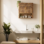INNOD Bathroom Wall Cabinet, Wall-Mounted Medicine Cabinet - Image 7