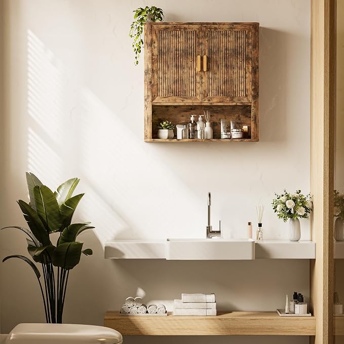 INNOD Bathroom Wall Cabinet, Wall-Mounted Medicine Cabinet - Image 7