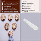 Indian Shelf 6 Lb Decorative Wood Adhesive Wall Hooks–Boho Peel and Stick Hooks - Image 4