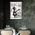 Mom I Am A Rich Man Aesthetic Retro Music Goblet Poster Feminist canvas Wall - Image 4