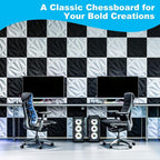 Art3d 33-Pack 3D Wall Panel for Interior Wall Décor, Diamond Textured PVC - Image 4