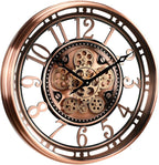 CLXEAST 21 Inch Moving Gear Wall Clock - Image 9