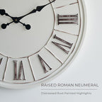 Oversized Farmhouse Wall Clock - Image 6