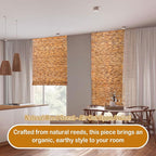 DoubleFill 2 Pcs Bamboo Shades Outdoor Reed Roll Up Blinds 36" W x 72" H - Image 5