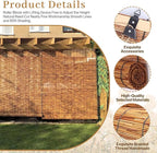 Retro Bamboo Shades 36" 47" 55" 60" 65" 72" 79" Bamboo Roll up Blinds Outdoor - Image 2
