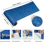 CRE8TIVE Blue Glitter Wallpaper Border Peel and Stick Wall Border Decorative - Image 8