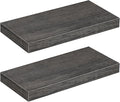 HOOBRO Floating Shelves for Wall, Wall Mounted Shelf Set of 2, 15.7" Hanging by HOOBRO
