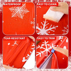 Kochorie 100 Ft x 54 Inch Snowflake Tablecloth Roll - Image 3