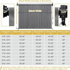 Shade&Beyond Outdoor Roller Shades 4' W x 8' H Cordless Patio Roll Up Blinds - Image 3