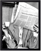 Poster Master Drinking Coffee Print by PosterMaster