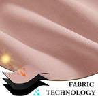 RYB HOME 100% Blackout Basement Curtains 30 inches Long, Heat & UV Blocking - Image 7