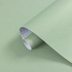 Dimoon 17.7''x393'' Peel and Stick Wallpaper Light Green Contact Paper by DIYYOURMOON