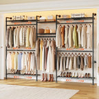 ONBRILL H3 Plus Expandable Wall Mounted Closet System, 5.7FT-8.2FT Closet by ONBRILL