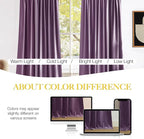 NICETOWN Lavender Purple Velvet Curtains 84 inches Long - Image 4