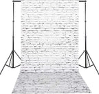 Chuangdi 2pcs 4.5 x 9 Feet Brick Wallpaper Peel and Stick Backdrop Tablecloth - Image 4
