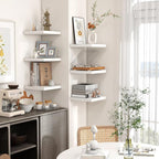 Square Floating Shelves for Wall 8"W x 8"D x 1.2"H, Small Engineered Wood Wall - Image 5