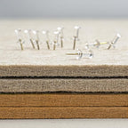 Bulletin Board, 24 x 18 inches Felt Board Decorative Pin Board, Cork Board - Image 6