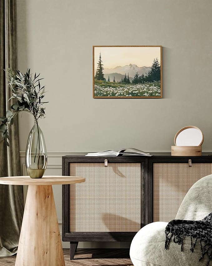 InSimSea Framed Canvas Wall Art Vintage Decor, Forest Wall Decor - Image 2
