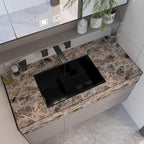 BAYYA Extra Wide Marble Granite Peel and Stick Wallpaper Brown Thicken - Image 7