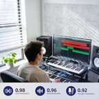 Vieshful 20 PackAcoustic Panels, Peel & Stick Sound Absorbing Wall Panels - Image 2
