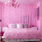 suddus Curtain Lights for Bedroom, 200 Led 6.5ft x 6.5ft Hanging String Lights - Image 6