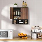 Bathroom Wall Cabinet, Wooden Medicine Cabinet - Image 7
